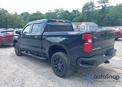 2025 Chevrolet Silverado 1500 4Wd Short Bed Custom Trail Boss from USA, damaged, VIN 3GCPKCEK3SG231669